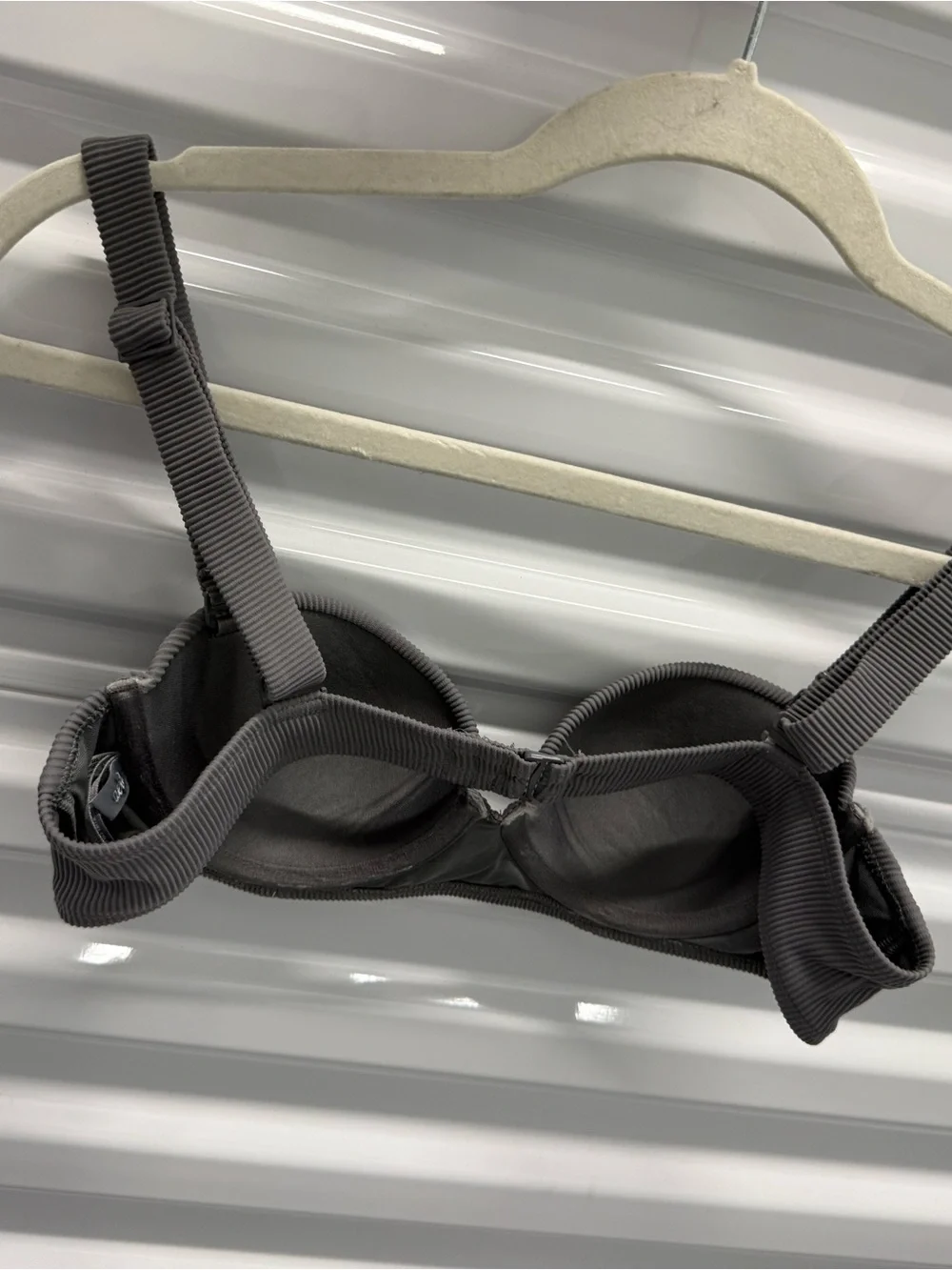 Aerie balconette rubbed Lightly Padded Underwire swimsuit top 34A